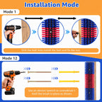 Two installation methods for the livestock scratching brush